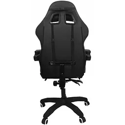 Комп'ютерне крісло Kontrast Viper Black з функцією масажу - мініатюра 3