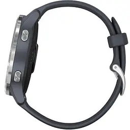 Спортивний годинник Garmin Venu Silver Stainless Steel Bezel w. Granite Blue and Silicone B. (010-02173-01/010-02173-03) - мініатюра 5