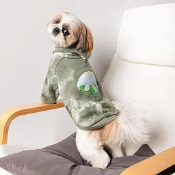 Худi для собак Pet Fashion Gray XS хакі - мініатюра 5