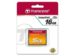 Карта пам'яті Transcend CompactFlash Card 133X 16 GB (TS16GCF133) - мініатюра 2