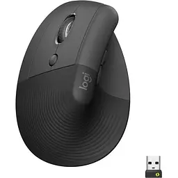 Вертикальна бездротова миша Logitech Lift Left Vertical Ergonomic Wireless + Bluetooth (910-006474)