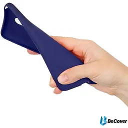 Панель BeCover Matte Slim TPU для Huawei Y7 2019 Blue (703320) - мініатюра 3