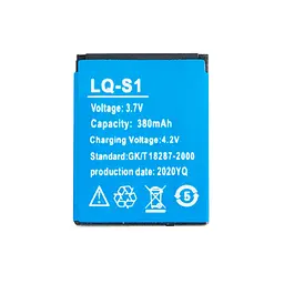 Акумулятор батарея для смарт годинника акумуляторна батарея LQ-S1 3.7V 380mAh - мініатюра 3
