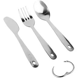 Столові прилади Coghlans CHL.9166 Stainless Steel Cutlery Set - мініатюра 3