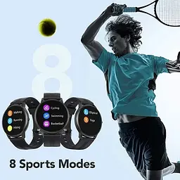 Смарт-годинник Agptek LW11 Black - мініатюра 3