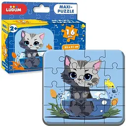 Дитячі пазл Ludum Котик 1 Maxi-Puzzle 16 елементів 23х21 см (ME5032-02) - мініатюра 3