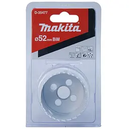 Свердло корончасте біметалеве 52 мм Makita D-35477