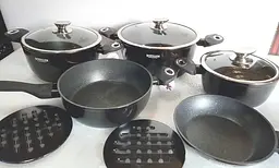 Набір каструль Bohmann BH 40 Black 10 предметів - мініатюра 8