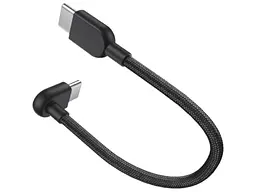 Кабель USB Type-C Xiaomi Braided USB Type-C to USB Type-C 0.1m Black (BHR08W0GL) - мініатюра 2