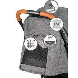 Прогулянкова коляска Kidwell Mavero Silver/Brown - мініатюра 4