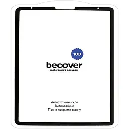 Захисне скло BeCover 10D для Apple iPad Pro 12.9 2020/2021/2022 Black (710574) - мініатюра 2