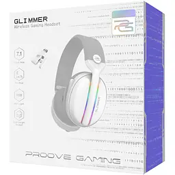 Ігрові навушники Proove Gaming Glimmer White/Purple (WHGL00022017) [149910] - мініатюра 6