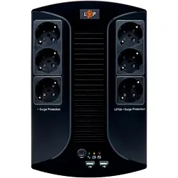 Джерело безперебійного живлення [ДБЖ] LogicPower 850VA-6PS [4325] [95188] - мініатюра 2