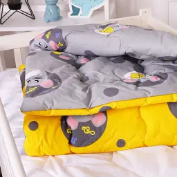 Ковдра MirSon антиалергенна зима Kids Time 20-0029 Funny mice 140x205 см EcoSilk (2200009664335) - мініатюра 3