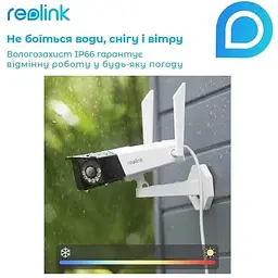 IP-камера Reolink Duo 2 LTE бездротова - мініатюра 3