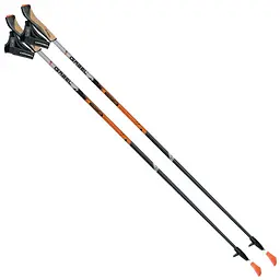 Палиці для скандинавської ходьби Gabel X-1.35 Active Knife Black/Orange 105 (7008361151050) фіксованої довжини