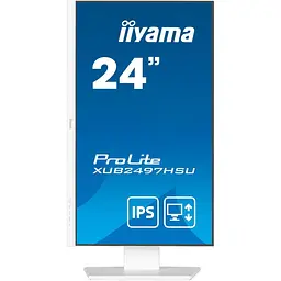Монітор 23.8" Iiyama XUB2497HSU-W2 White FHD IPS 100Hz (XUB2497HSU-W2) - мініатюра 4