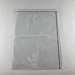 Пакети Zip-Lock прозорі 35x45 см, 100 шт, 50 мкм, поліетиленові пакети із застібкою - мініатюра 2
