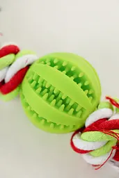 Іграшка м'яч з вузлами для тварин KUMAOCHONGWUYONGPIN KM52650 5 см Салатовий shop (2000990382566) - мініатюра 5