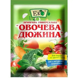 Приправа Еко Овочева Дюжина універсальна 75 г