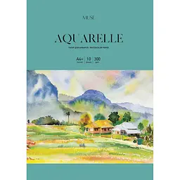 Папір  Muse Aquarell в папці А4+ 10 аркушів (PD-A4-076)