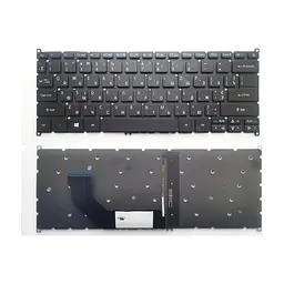 Клавіатура ноутбука Acer Swift SF314-41/SF314-52/SF314-53/SF314-55/SF514-51 чорна з підсв. (A46211)