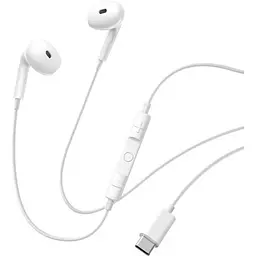 Навушники Baseus дротові з конектором USB-C Encok CZ19 (Type-C) A00182201213-00 білі