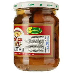 Гриби Шарм Маслюки мариновані, 480 г (89873) - мініатюра 2