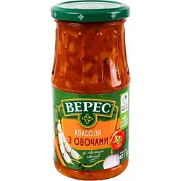 Квасоля Верес з овочами 445 г