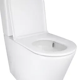 Унітаз-компакт Qtap Scorpio безободковий Ultra Quiet з сидінням Soft-close QT14222125AUQW, Білий - мініатюра 4