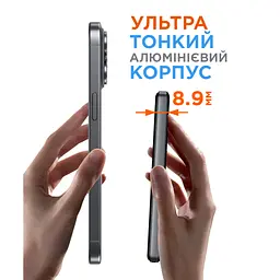 Батарея універсальна Sigma X-power SI05A7QL-MAG 5000mAh, Magnetic wireless 15W, PD, QC, 20Wmax, MagSafe (4827798359419) - мініатюра 8