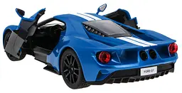Машинка Ford GT синій RASTAR модель 1:14 Автомобіль на дистанційному керуванні + пульт 2,4 ГГц - мініатюра 4
