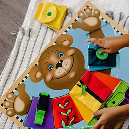 Розвиваюча іграшка Melissa & Doug Дерев’яна дошка з застібками (SM93464/6075184) - мініатюра 8