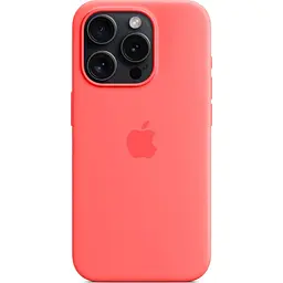 Чохол Apple Silicone Case with MagSafe для iPhone 15 Pro Guava (MT1G3ZM/A) [92952] - мініатюра 6