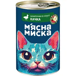 Набір вологого корму для котів М'ясна миска шматочки в соусі Мікс 8 шт x 415 г - мініатюра 6