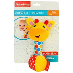 Брязкальце з пищалкою Жираф FISHER PRICE GH73149