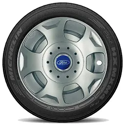 Ковпак колеса з емблемою Ford SKS404 R16 сірий з логотипом на вибір 4 шт