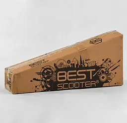Самокат Maxi Best Scooter 59х14х27 см Чорно-червоний 000231470 - мініатюра 3