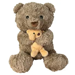 Мягкая игрушка с пледом Мишка 3 в 1 20851 45 см 110 х 140 см коричневая