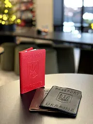 Стильні шкіряні обкладинки для паспорту 13.5 см - мініатюра 3