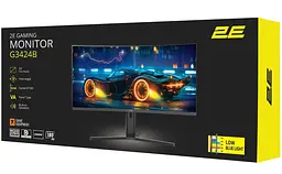 Монітор 34" 2E GAMING G3424B Curved UWQHD VA 180Hz (2E-G3424B-01.UA) - мініатюра 13