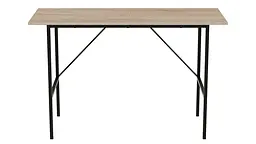 Стіл письмовий Line Тайм Ferrum-decor 750x1200x500 Чорний метал ДСП Дуб Сонома 16 мм (FRD-104881) - мініатюра 5