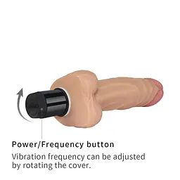 Вібратор Lovetoy Reel Feel Flexi Vibrator Flesh 9 Реалічний, 22 см тілесний - мініатюра 5