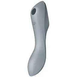 Вакуумний стимулятор із вібрацією Satisfyer Curvy Trinity 3 Сірий - мініатюра 2