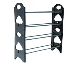 Полиця для взуття органайзер Amazing Stackable Shoe Rack на 4 полиці