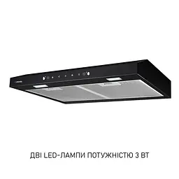 Витяжка плоска Minola HPLS 612 BL - мініатюра 5