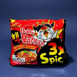 Лапша Buldak 3x Spicy Samyang ОЧЕНЬ острая Hot Chicken ramen 140 г