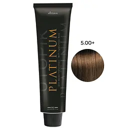 Крем-фарба для волосся Hipertin Platinum 5.00+ Світло-каштановий інтенсивний 100 мл