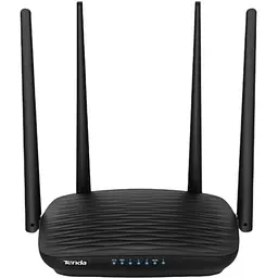 Бездротовий маршрутизатор (роутер) TENDA AC5 802.11ac AC1200 3xFE LAN, 1xFE WAN, 4x6dBi Ant, Smart (UA UCRF) Black