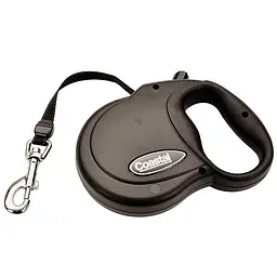 Coastal PowerWalker Retractable Leash костал рулетка-Повідець для собак лента 4.8м (SP08701_BLKSML)